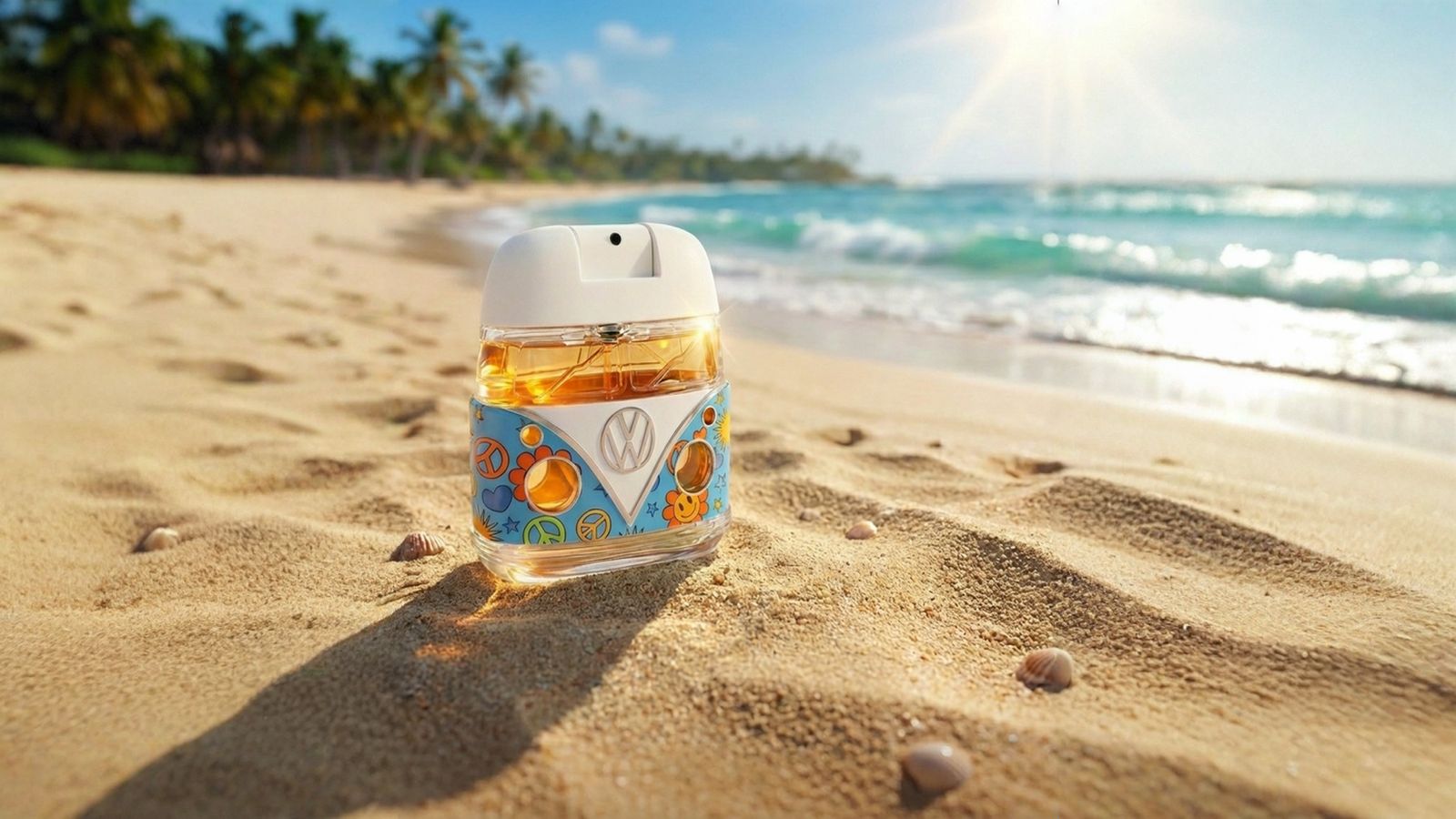 Nostalgia fragrance on the beach